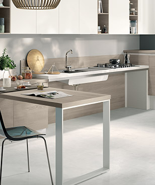 Highly useful solutions applicable to each Scavolini kitchen range